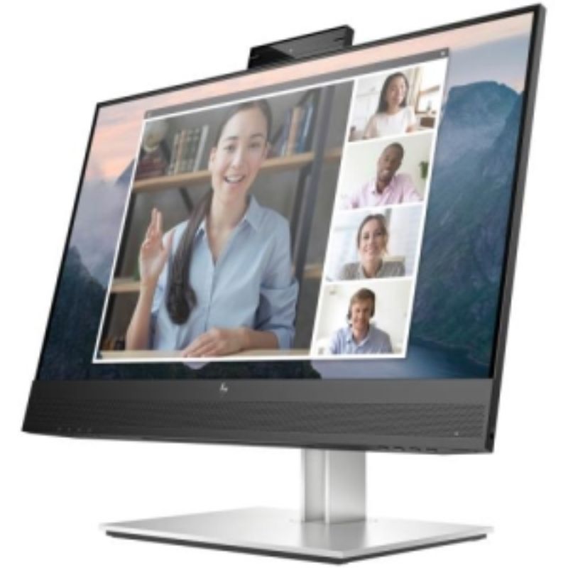 HP E24mv G4 23.8-Inch FHD Conferencing Monitor - 5MP Webcam, Built-in Speakers, 1920x1080