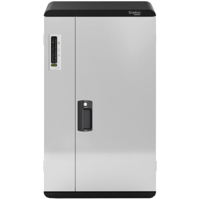 ALOGIC Smartbox Power Wall, a sleek 15-bay USB-C charging cabinet for efficient device organization and fast charging.