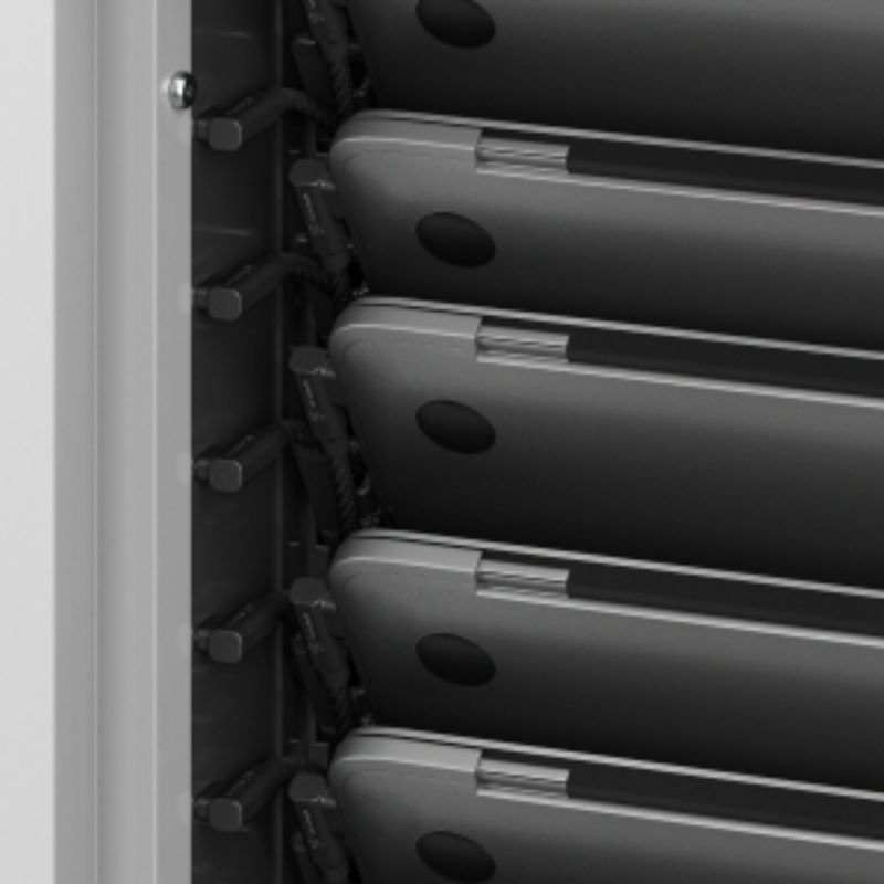 ALOGIC Smartbox Power Wall, a 15-bay USB-C charging cabinet designed for notebooks and tablets in offices and classrooms.