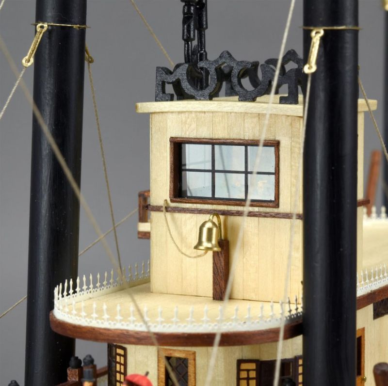 Wooden Ship and Fittings - Mississippi Paddle Steamer
