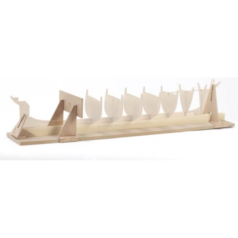 Durable Billing Boats building slip providing stable support for assembling model ships, ideal for hobbyists and enthusiasts.
