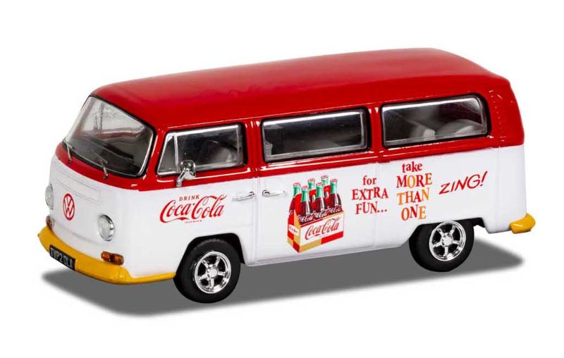 Diecast Car - 1/43 Coca Cola VW Camper Zing