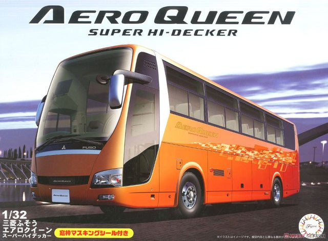 1/32 scale Fujimi model kit of Mitsubishi Fuso Aero Queen, featuring intricate details for collectors and enthusiasts.