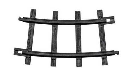 Hornby Ready 2 Play Curved Track Pack with 12 durable curved tracks for seamless train navigation and layout expansion.