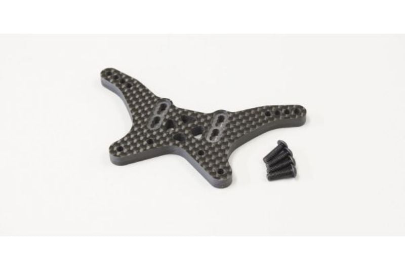 Kyosho Carbon Rear Shock Stay (ZX6/t=5.0) LAW59 - lightweight upgrade for enhanced RC car stability and handling.