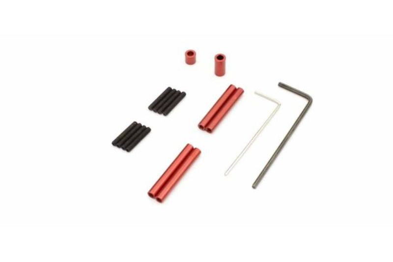 Kyosho Aluminium Link Rod Set WB120mm, designed for RC cars, enhancing performance and stability with lightweight durability.