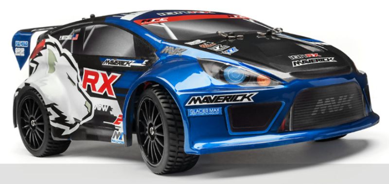 Vibrant 1/18 scale RC rallycross car with 4WD, waterproof receiver, and durable pre-painted body for off-road racing fun.