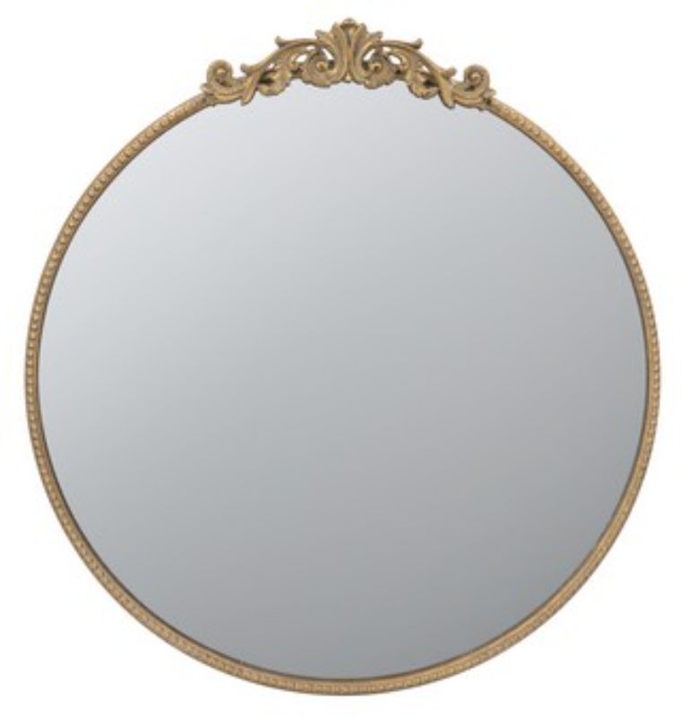 ROUND MIRROR - GOLD (81.3cm)