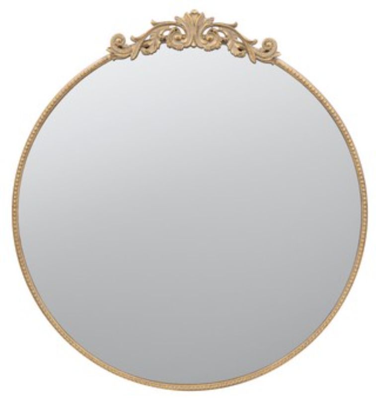 ROUND MIRROR - GOLD (97.8cm)