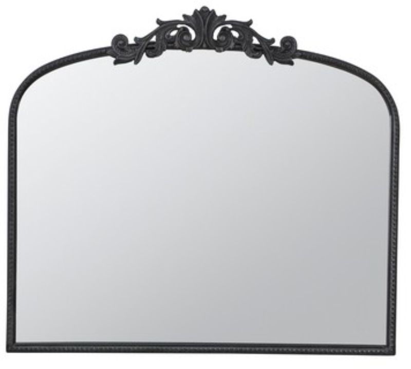 MANTLE MIRROR - BLACK (101.6cm)