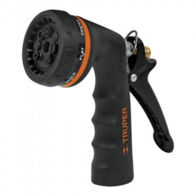 Hose Director with gun metal body featuring 8 functions for versatile garden watering and cleaning tasks.