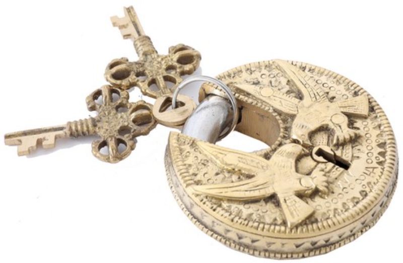 LOCK - BRASS EAGLE (7.5cm)