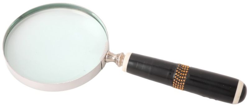 MAGNIFIER - BRASS/ RESIN (23.5cm)