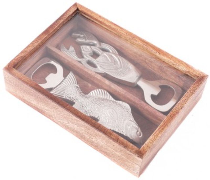 BOTTLE OPENERS - ALUMINIUM 17.5cm (Set of 2)