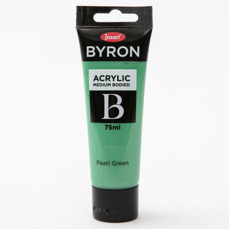 Jasart Byron Acrylic Paint 75ml 75ML PEARL GREEN