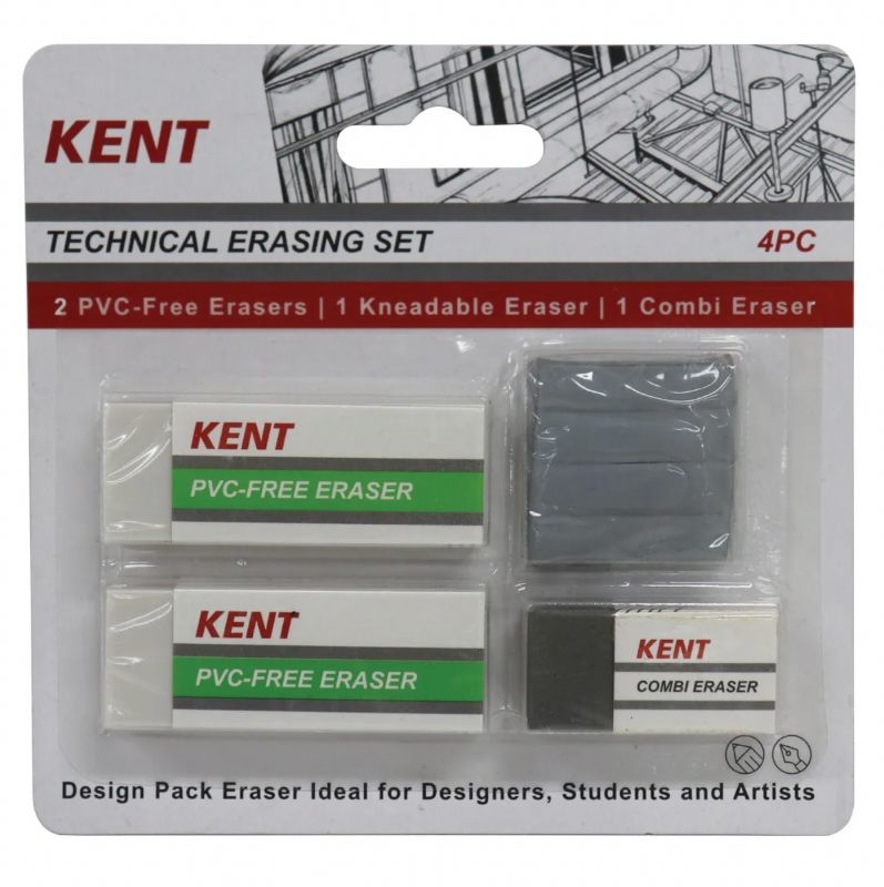 Kent Technical Eraser Pack Of 4
