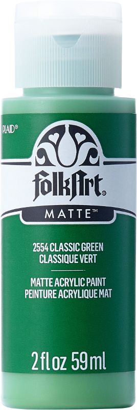 Folk Art Acrylic Paint 2oz/59ml CLASSIC GREEN 2554
