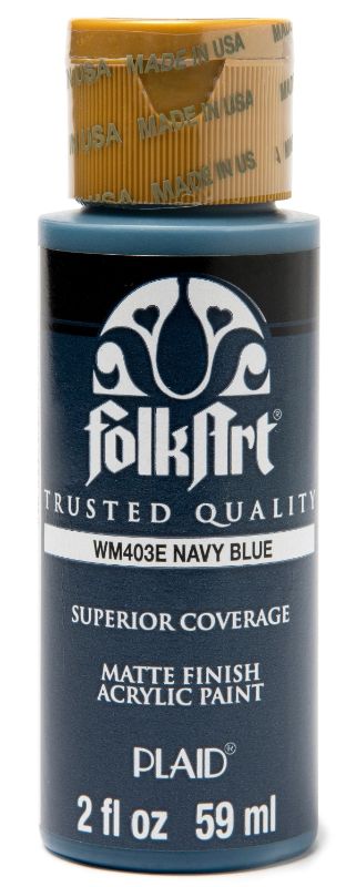 Folk Art Acrylic Paint 2oz/59ml NAVY BLUE WM403E