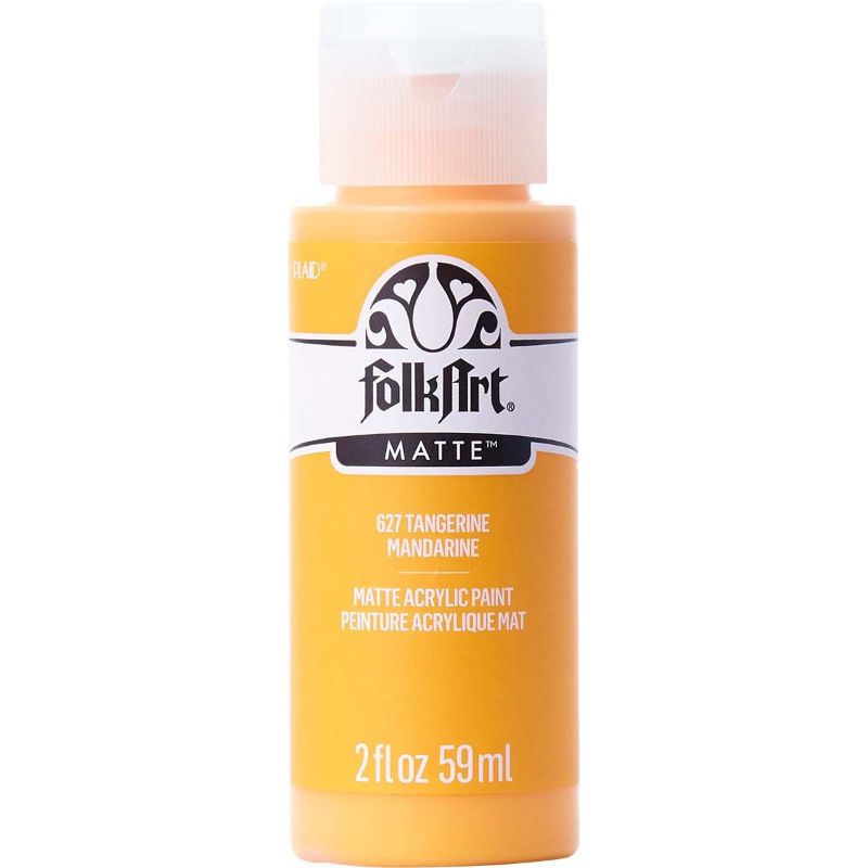 Folk Art Acrylic Paint 2oz/59ml TANGERINE JA627