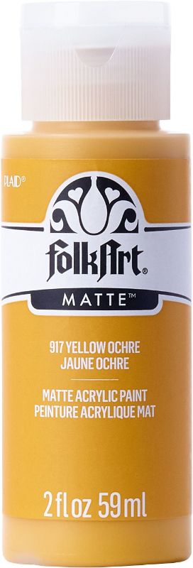 Folk Art Acrylic Paint 2oz/59ml YELLOW OCHRE K917