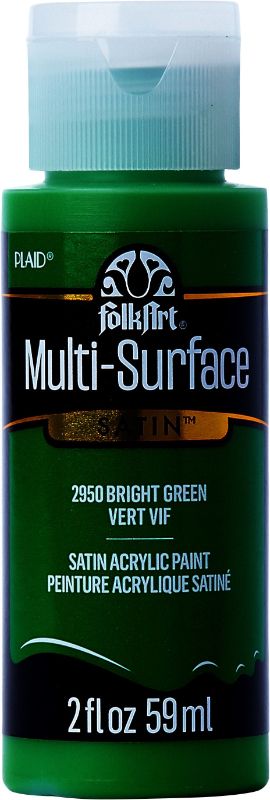 Folk Art Multi-surface Acrylic Paint 2oz/59ml BRIGHT GREEN 2950