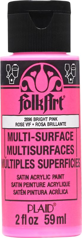 Folk Art Multi-surface Acrylic Paint 2oz/59ml BRIGHT PINK 2896