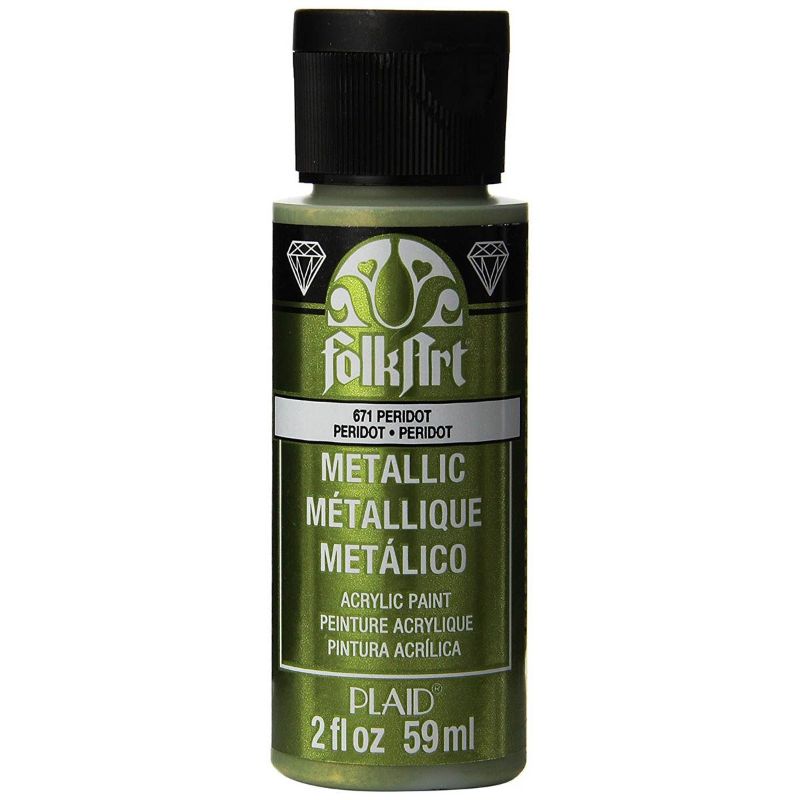 Folk Art Acrylic Metallic Paint 2oz/59mlPERIDOT K671