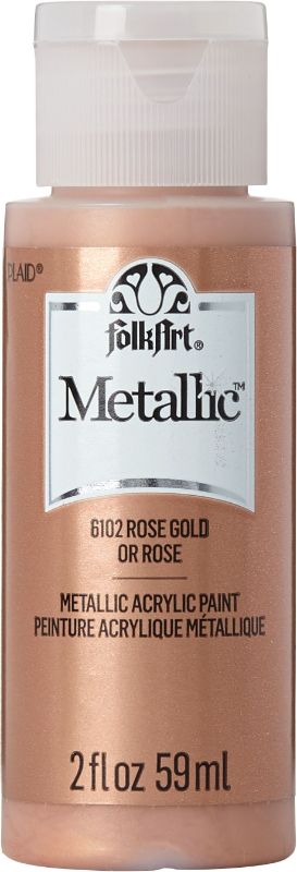 Folk Art Acrylic Metallic Paint 2oz/59mlROSE GOLD 6102E