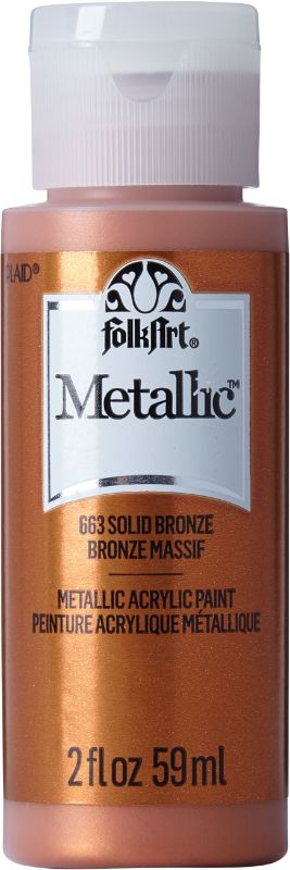 Folk Art Acrylic Metallic Paint 2oz/59mlSOLID BRONZE JA663