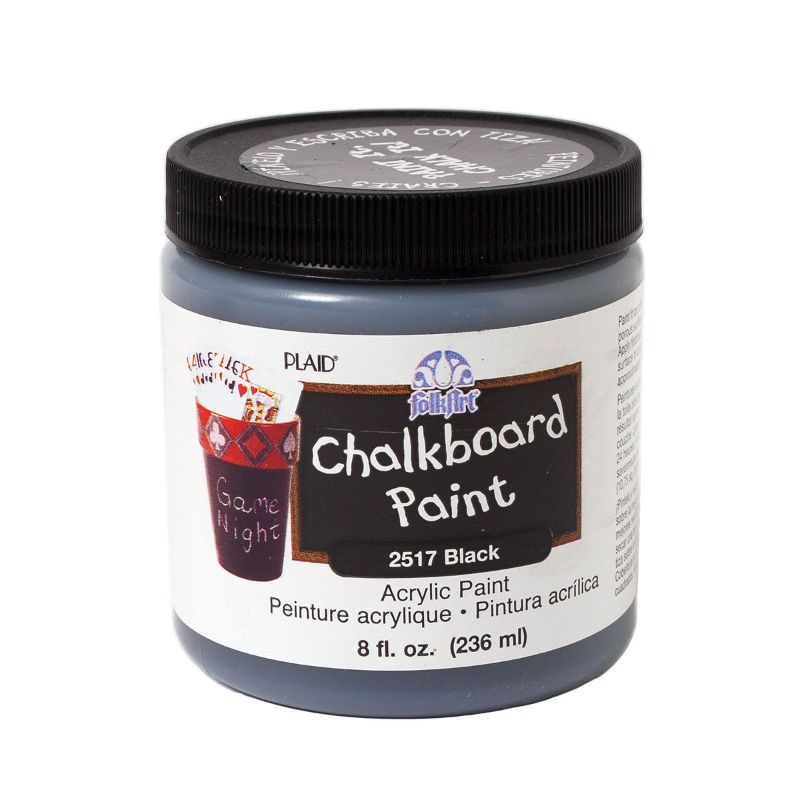 Folk Art Chalkboard Paint 8oz/236ml Black