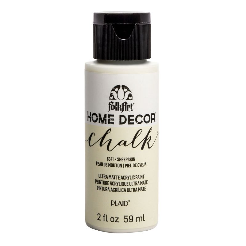 Folk Art Home Decor Chalk Acrylic Paint 2oz/59ml SHEEPSKIN 6341
