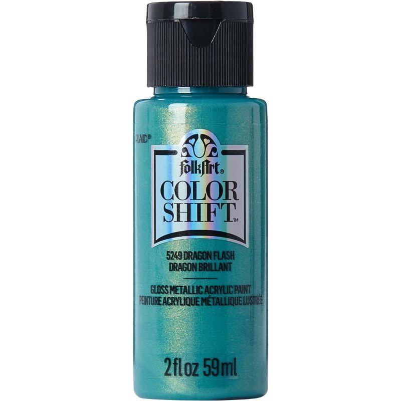 Folk Art Color Shift Acrylic Paint 2oz/59ml DRAGON FLASH 5249