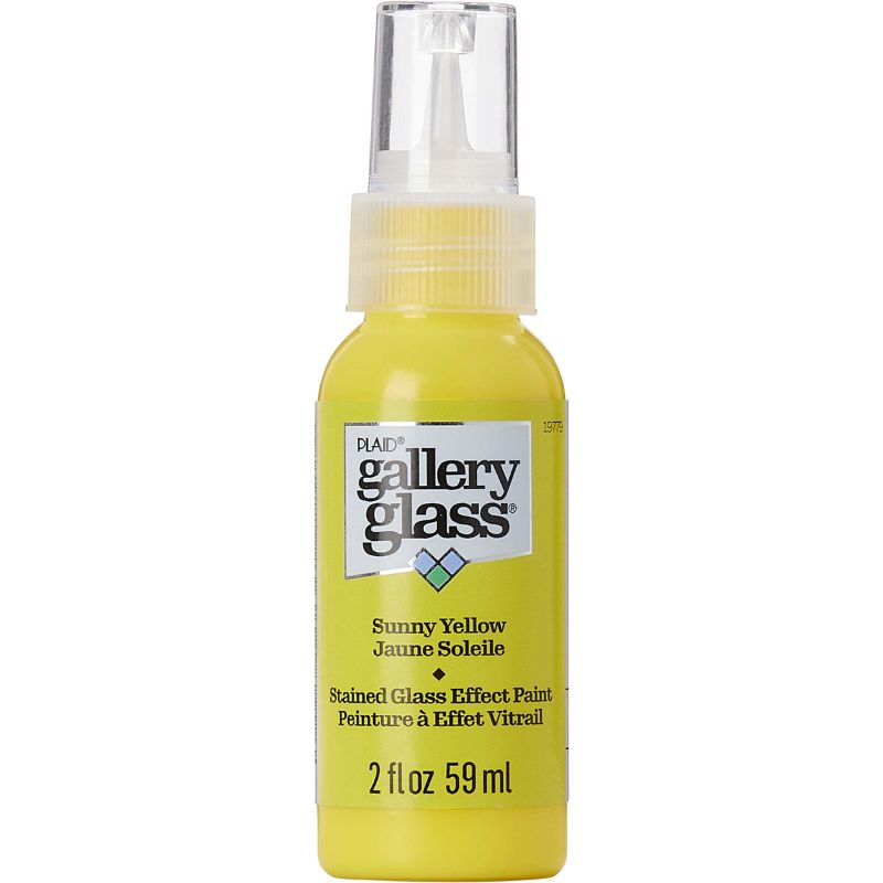 Plaid Gallery Stained Glass Paint 59ml SUNNY YELLOW T 19779