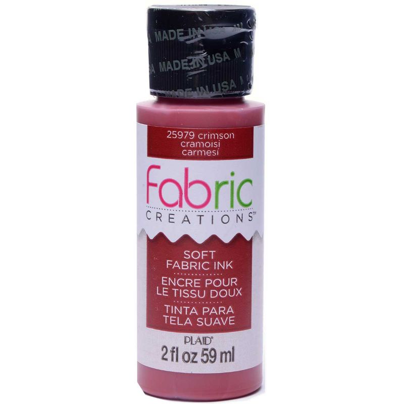 Fabric Creations Soft Fabric Ink 2oz/59ml CRIMSON 25979