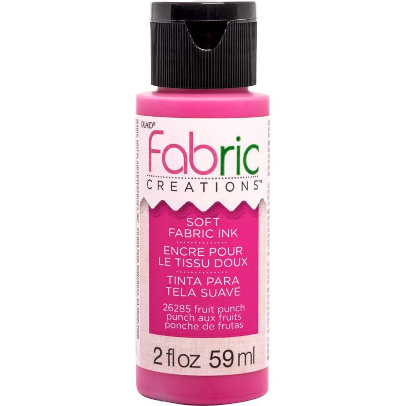 Fabric Creations Soft Fabric Ink 2oz/59ml FRUIT PUNCH 26285