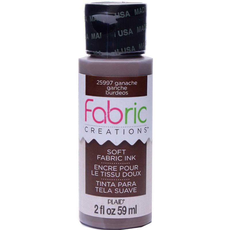 Fabric Creations Soft Fabric Ink 2oz/59ml GANACHE 25997