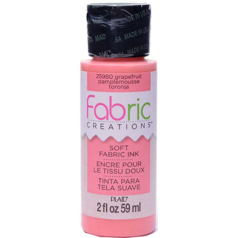 Fabric Creations Soft Fabric Ink 2oz/59ml GRAPEFRUIT 25980