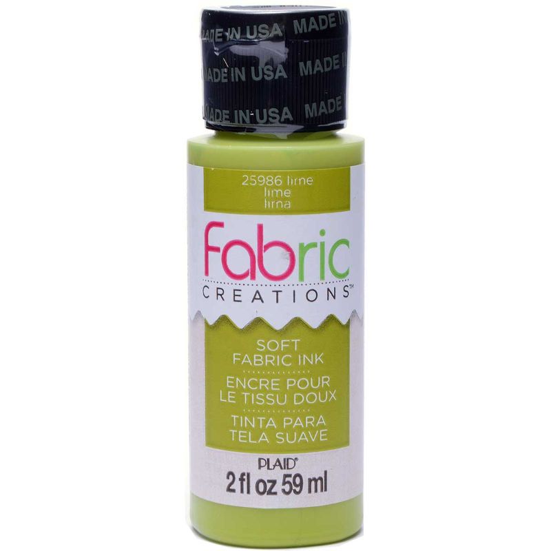 Fabric Creations Soft Fabric Ink 2oz/59ml LIME 25986