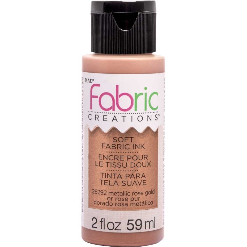 Fabric Creations Soft Fabric Ink 2oz/59ml ROSE GOLD 26292