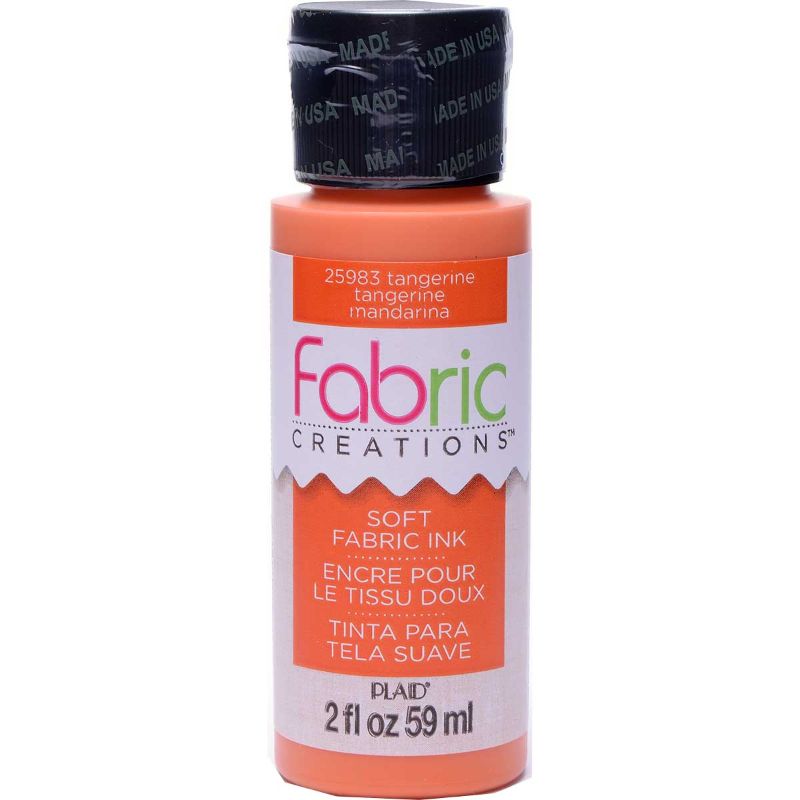 Fabric Creations Soft Fabric Ink 2oz/59ml TANGERINE 25983