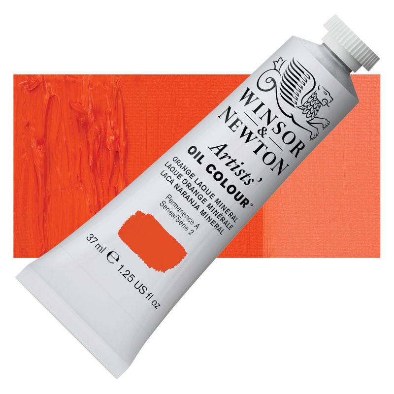 Winsor & Newton Artists Oil Colour Paint 37ml - ORANGE LAQUE S2