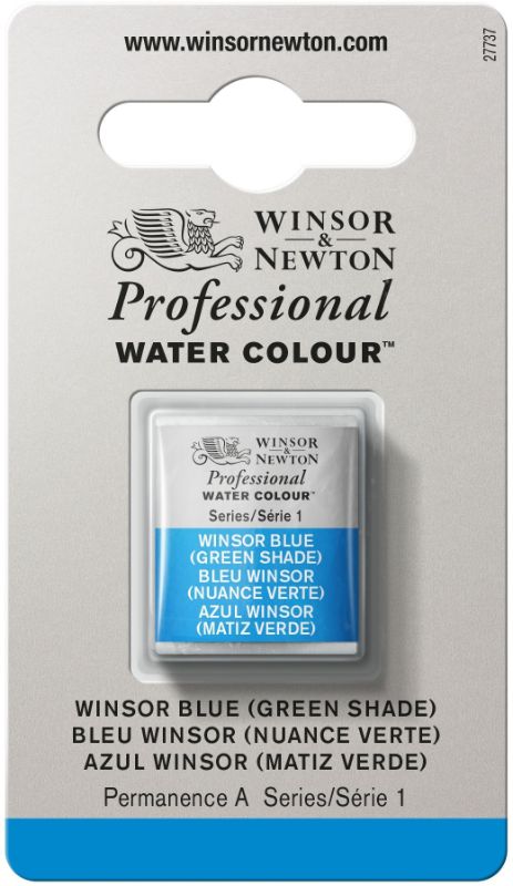 Winsor & Newton Professional Watercolour Half Pans WINSOR BLUE(GS) 707 S1