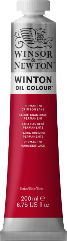 Winsor & Newton Winton Oil Paints 200ml PERMANENT CRIMSON LAKE 478