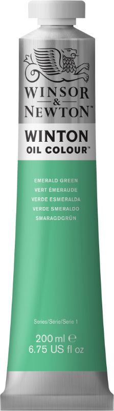 Winsor & Newton Winton Oil Paints 200ml EMERALD GREEN 241