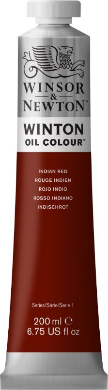 Winsor & Newton Winton Oil Paints 200ml INDIAN RED 317