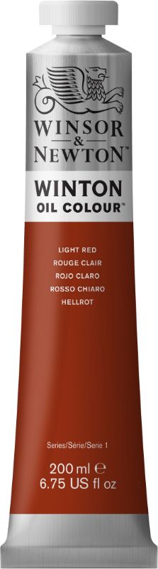 Winsor & Newton Winton Oil Paints 200ml LIGHT RED 362