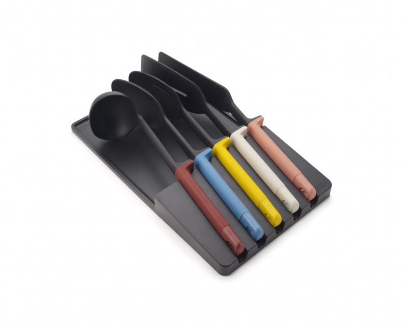 Joseph Joseph Elevate Store Utensil Set with innovative hygiene features and heat-resistant tools for organized cooking.