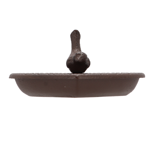 Bird Feeder/Bath - Cast Iron Heart 17cm (Set of 2)