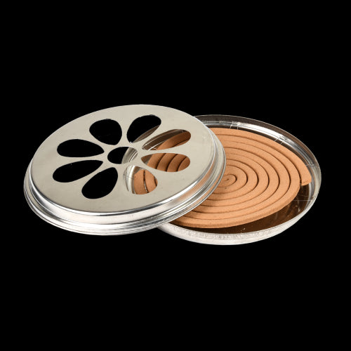 Citronella Coils/Zinc Burner (14 x 14 x 3cm)