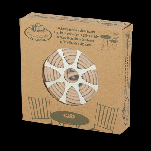 Citronella Coils/Zinc Burner (14 x 14 x 3cm)